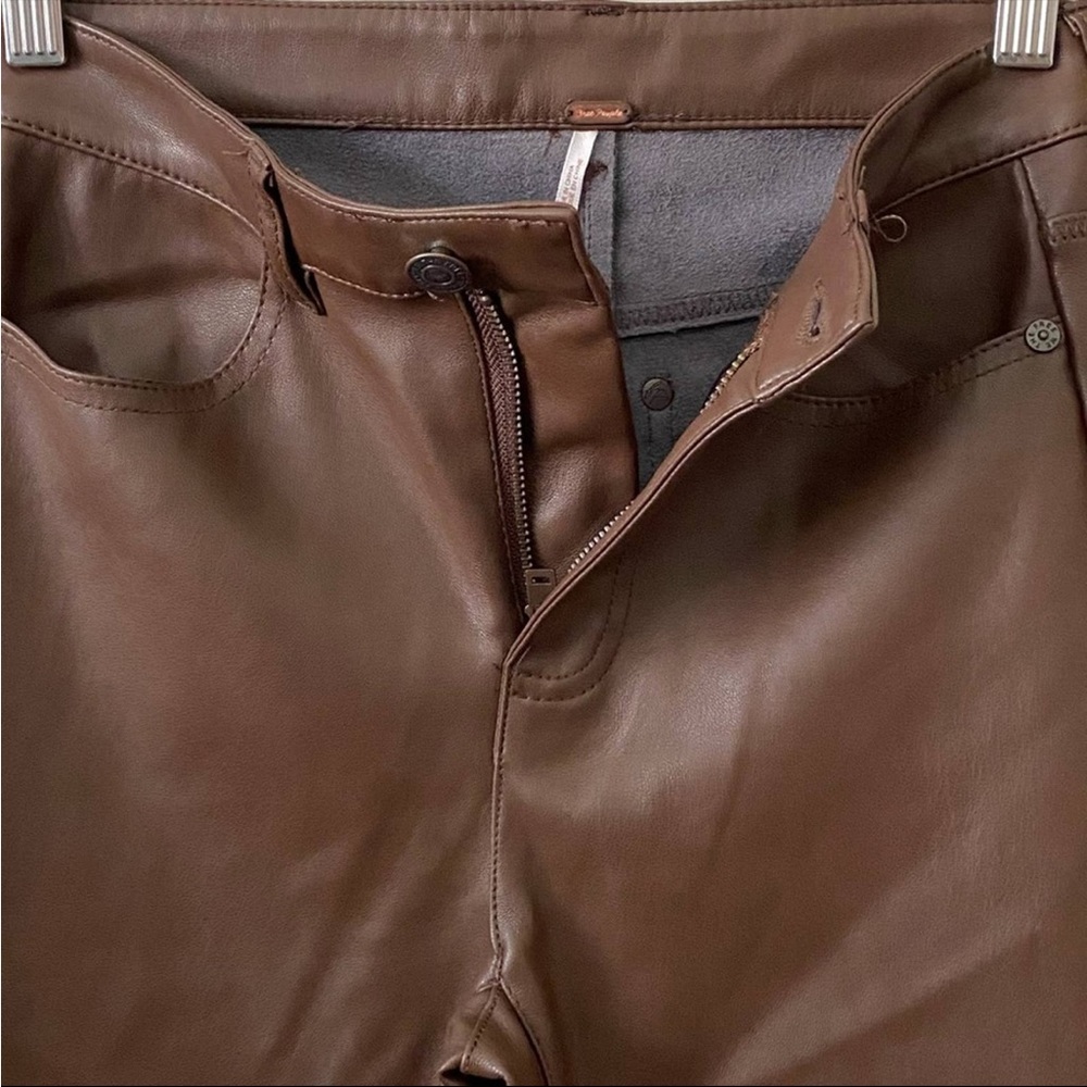 Lined vegan leather pants Free People - Picture 5 of 6